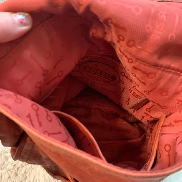 🧡 Fossil Purse w Crossbody Strap - Picture 6 of 7